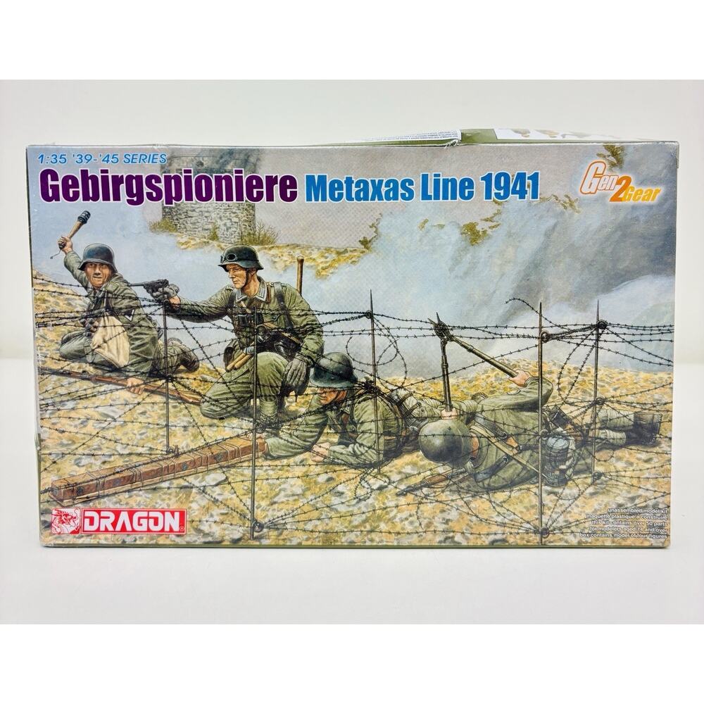 Dragon Gebirgspioniere Metaxas Line 1941 1:35 Plastic Model Kit 6538 New Sealed